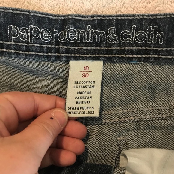 Paper Denim & Cloth Skinny Cropped Jeans 10/30 - Picture 5 of 5